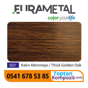 Eurametal  Kalın Altınmeşe Kompozit Panel 125x320 4mm 030