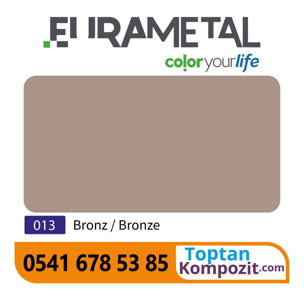 Eurametal Bronz Kompozit Panel 125x320 4mm 020
