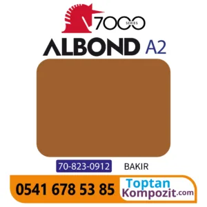 A2 Yanmaz Kompozit Panel ALBOND 7000 Bakır 4mm 040