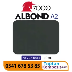A2 Yanmaz Kompozit Panel ALBOND 7000 Füme 4mm 040
