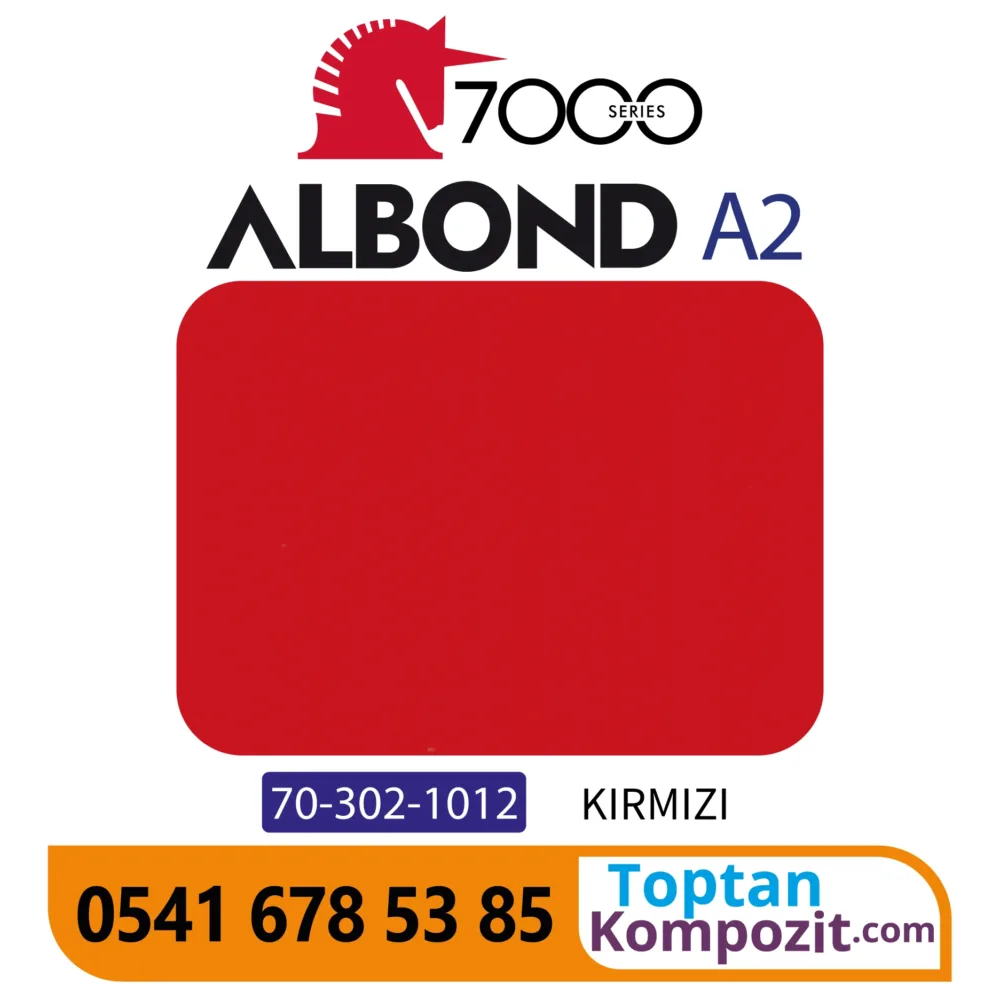 A2 Yanmaz Kompozit Panel ALBOND 7000 Bordo 4mm 040