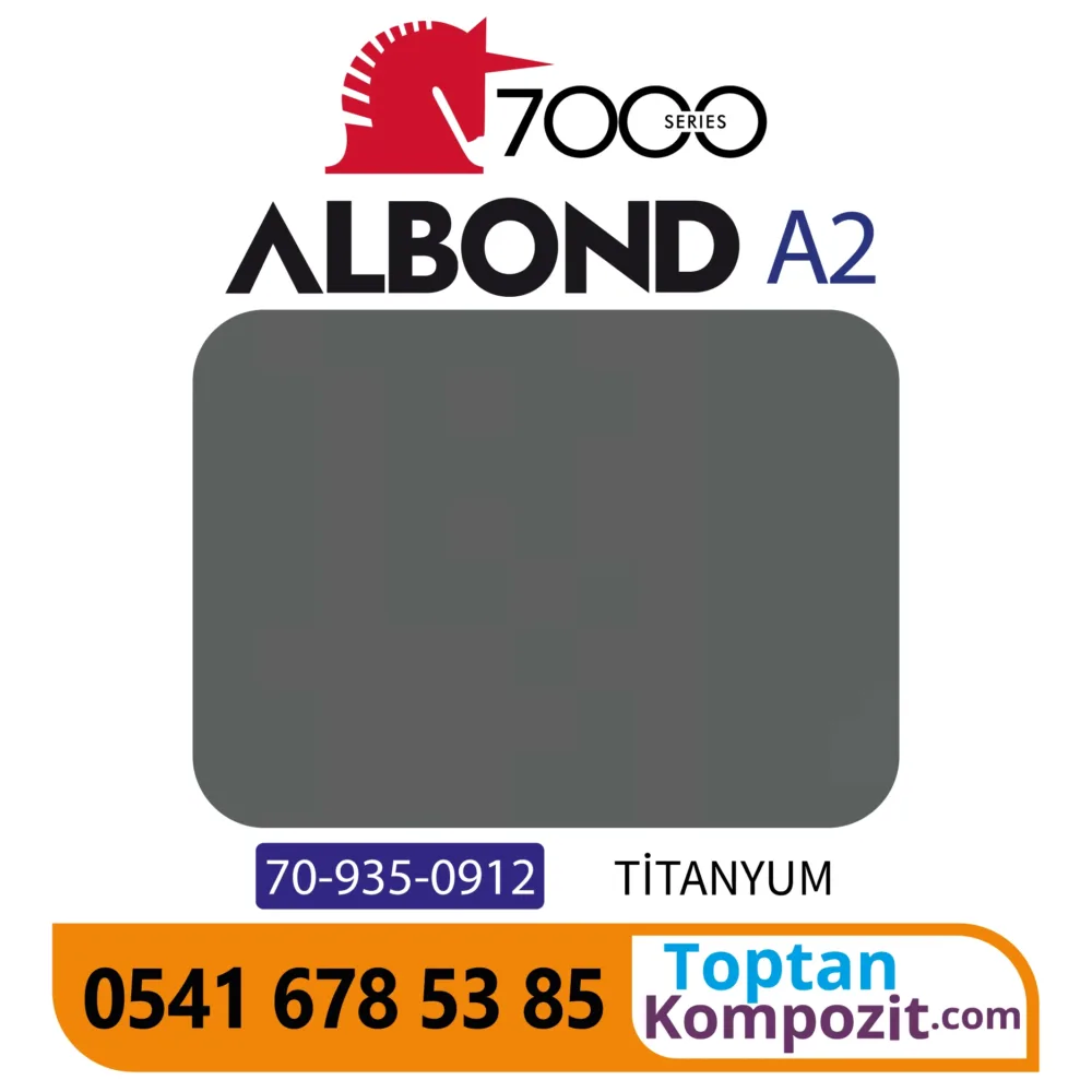 A2 Yanmaz Kompozit Panel ALBOND 7000 Titanyum 4mm 040