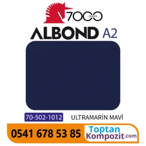A2 Yanmaz Kompozit Panel ALBOND 7000 Mavi 4mm 040